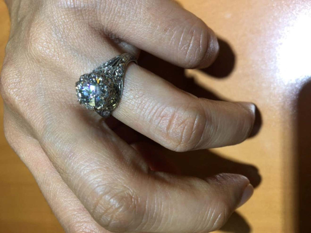 The Rock,' the largest white diamond ever auctioned, falls short of  expectations | CNN